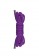 Фиолетовая нейлоновая веревка для бандажа Japanese Mini - Shots Media BV - купить с доставкой в Нижнем Новгороде