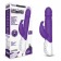 Фиолетовый пульсирующий вибромассажер G-Spot Thrusting Rabbit - 24 см. - Rabbit Essentials