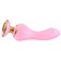 Розовый вибростимулятор SANYA - 18,5 см. - Shunga купить в Нижнем Новгороде с доставкой в Orgasmix.ru Розовый вибростимулятор SANYA - 18,5 см. - Shunga