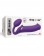 Фиолетовый безремневой вибрострапон Silicone Bendable Strap-On - size XL - Strap-on-me - купить с доставкой в Нижнем Новгороде