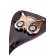 Чёрный стек с совой на кожаном наконечнике - 24 см. - ToyFa - купить с доставкой в Нижнем Новгороде