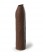 Коричневая насадка-удлинитель Uncut Silicone Penis Enhancer - 17,8 см. - Pipedream - в Нижнем Новгороде купить с доставкой