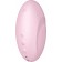 Розовый вакуум-волновой стимулятор с вибрацией Vulva Lover 3 - Satisfyer