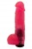 Розовая гелевая насадка с мошонкой для страпона - 17,8 см. - LOVETOY (А-Полимер) - купить с доставкой в Нижнем Новгороде