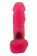 Розовая гелевая насадка с мошонкой для страпона - 17,8 см. - LOVETOY (А-Полимер) - купить с доставкой в Нижнем Новгороде