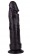 Крупный чёрный фаллоимитатор без мошонки - 20,5 см. - LOVETOY (А-Полимер) купить с доставкой в интернет-магазине Orgasmix в Нижнем Новгороде Крупный чёрный фаллоимитатор без мошонки - 20,5 см. - LOVETOY (А-Полимер)