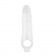 Прозрачная насадка на пенис с подхватом Mighty Sleeve With Ball Loop - 22 см. - Chisa - в Нижнем Новгороде купить с доставкой