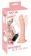 Телесный вибратор на присоске с пультом ДУ Bendable RC Vibrator - 21,5 см. - Orion