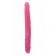 Розовый двухголовый гнущийся фаллоимитатор - 37,4 см. - Baile