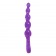 Фиолетовый анальный стимулятор-цепочка - 22 см. - Baile