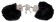 Черные меховые наручники Love Cuffs Black - Orion - купить с доставкой в Нижнем Новгороде