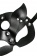 Черная кожаная рельефная маска кошки - Pecado - купить с доставкой в Нижнем Новгороде Черная кожаная рельефная маска кошки - Pecado - купить с доставкой в Нижнем Новгороде