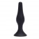 Крупная чёрная анальная пробка из силикона ANAL BOTTLE PLUG SILICONE EXTRALARGE - 15,5 см. - Toyz4lovers