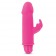 Розовый вибратор с зайчиком у основания RABBIT CRAZY HARE - 15,5 см. - Toyz4lovers
