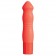 Оранжевый силиконовый вибромассажёр NEON BLISS VIBRATOR - 9 см. - Dream Toys