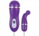 Фиолетовый вибростимулятор с загнутым кончиком - A-toys