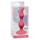 Розовая анальная пробка Curved Anal Plug Pink - 12,5 см. - Lola Games