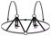 Декоративный бюстгальтер с зажимами на соски Bra with silicone nipple clamps - Orion