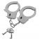 Наручники из листового металла с ключами Metal Handcuffs - Blush Novelties - купить с доставкой в Нижнем Новгороде