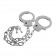 Наручники на длинной цепочке с ключами Metal Handcuffs Long Chain - Blush Novelties - купить с доставкой в Нижнем Новгороде