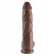 Большой коричневый фаллоимитатор с мошонкой 10 Cock with Balls на присоске - 25,4 см. - Pipedream купить с доставкой в интернет-магазине Orgasmix в Нижнем Новгороде Большой коричневый фаллоимитатор с мошонкой 10 Cock with Balls на присоске - 25,4 см. - Pipedream