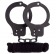 Чёрные наручники из листового металла в комплекте с веревкой BONDX METAL CUFFS LOVE ROPE SET - Dream Toys - купить с доставкой в Нижнем Новгороде