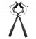 Чёрный бондажный комплект Romfun Sex Harness Bondage на сбруе - Romfun - купить с доставкой в Нижнем Новгороде