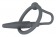 Серый уретральный плаг с силиконовым кольцом под головку Penis Plug - Orion - купить с доставкой в Нижнем Новгороде