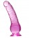 Фиолетовый фаллоимитатор QUARTZ VIOLET 7INCH PVC DONG - 17,8 см. - NMC