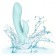 Нежно-голубой вибромассажер-кролик Pave Marilyn - 18,5 см. - Jopen