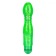 Зеленый вибратор с блёстками Twinkle Teaser - 16 см. - California Exotic Novelties