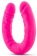 Розовый двусторонний фаллоимитатор 18 inch Silicone Slim Double Dong - 45,7 см. - Blush Novelties