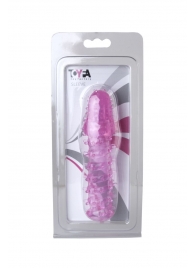 Розовая насадка с нежными шипами - 13,5 см. - Toyfa Basic - в Нижнем Новгороде купить с доставкой