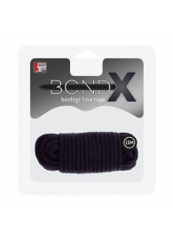 Черная веревка для связывания BONDX LOVE ROPE - 10 м. - Dream Toys - купить с доставкой в Нижнем Новгороде