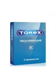Презервативы Torex  Продлевающие  с пролонгирующим эффектом - 3 шт. - Torex - купить с доставкой в Нижнем Новгороде