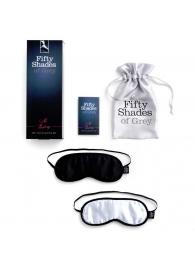 Набор из двух масок на глаза Soft Blindfold Twin Pack - Fifty Shades of Grey - купить с доставкой в Нижнем Новгороде