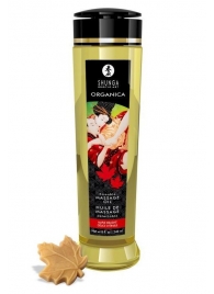 Массажное масло с ароматом кленового сиропа Organica Maple Delight - 240 мл. - Shunga - купить с доставкой в Нижнем Новгороде