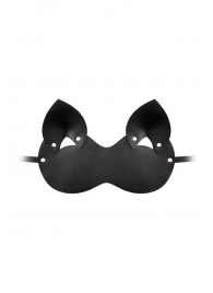 Закрытая черная маска  Кошка - Штучки-дрючки - купить с доставкой в Нижнем Новгороде