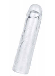Прозрачная насадка-удлинитель Flawless Clear Penis Sleeve Add 2 - 19 см. - Lovetoy - в Нижнем Новгороде купить с доставкой