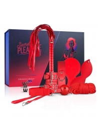 Красный БДСМ-набор Crimson Dream - Secret Pleasure Chest - купить с доставкой в Нижнем Новгороде
