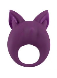 Фиолетовое перезаряжаемое эрекционное кольцо Kitten Kiki - Lola Games - в Нижнем Новгороде купить с доставкой