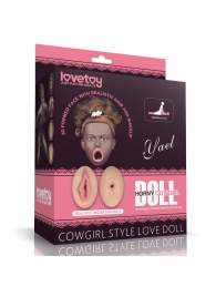 Темнокожая секс-кукла с реалистичными вставками Cowgirl Style Love Doll - Lovetoy - в Нижнем Новгороде купить с доставкой
