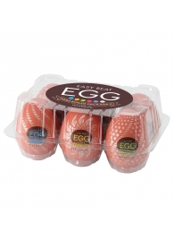 Набор из 6 мастурбаторов-яиц Tenga Egg Variety Pack V - Tenga - в Нижнем Новгороде купить с доставкой