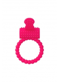 Розовое силиконовое виброкольцо A-toys - A-toys - #SOTBIT_REGIONS_UF_V_REGION_NAME# купить с доставкой