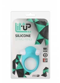 Голубое эрекционное кольцо LIT-UP SILICONE STIMU RING 6 - Dream Toys - #SOTBIT_REGIONS_UF_V_REGION_NAME# купить с доставкой