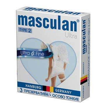 Ультратонкие презервативы Masculan Ultra Fine с обильной смазкой - 3 шт. - Masculan - купить с доставкой в Нижнем Новгороде