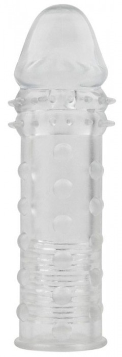 Прозрачная реалистичная насадка на пенис Extra Texture Sleeve - 16,2 см. - Chisa - в Нижнем Новгороде купить с доставкой