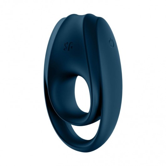 Темно-синее эрекционное кольцо Incredible Duo - Satisfyer - в Нижнем Новгороде купить с доставкой