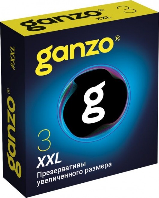 Презервативы увеличенного размера Ganzo XXL - 3 шт. - Ganzo - купить с доставкой в Нижнем Новгороде